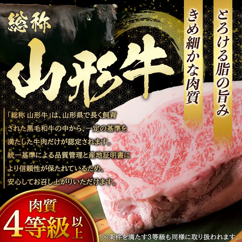 山形牛 サーロインステーキ 400g(200g×2枚) FZ22-494