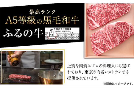 【3ヶ月定期便】ふるの牛（黒毛和牛）特選サーロインステーキ 750g(250g×3枚) ゲランド塩付き A5 有限会社ふるの《お申込み月の翌月から出荷開始》 福岡県 鞍手郡 鞍手町 3回お届け 計3回 定期便 2kg以上