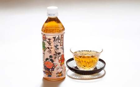 桃太郎麦茶500ml×24本 お茶 むぎ茶 ペット ペットボトル 国産 大麦 人気 おすすめ 岡山 倉敷【2026年3月上旬～11月下旬迄発送予定】