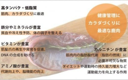 【予約受付】天然芭蕉鹿 特上赤身モモ肉500g【sris0003】
