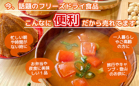 味噌汁 フリーズドライ トマトの味噌汁 15食 [タムラ 福岡県 宇美町 um40azp050009]