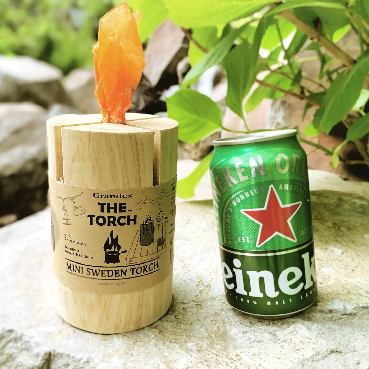 【飯能産木材使用】THE TORCH ミニスウェーデントーチ アウトドア キャンプ ソロ 焚火台 HNNAR001