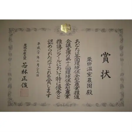 栗田温室農園の王様トマト(4kg箱×2)農林水産大臣賞受賞!【配送不可地域：離島・沖縄県】【1376949】