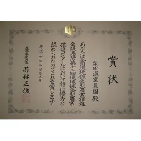 栗田温室農園の王様トマト(4kg箱)農林水産大臣賞受賞!【配送不可地域：離島・沖縄県】【1343319】