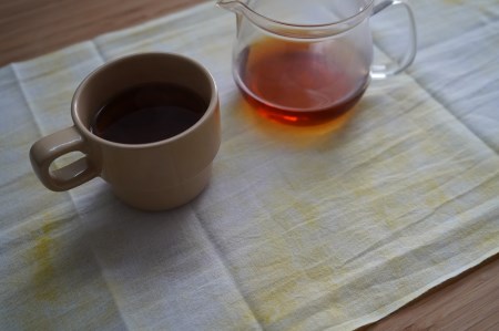 染め物手ぬぐいセット(ピンク、ブルー、イエロー) 