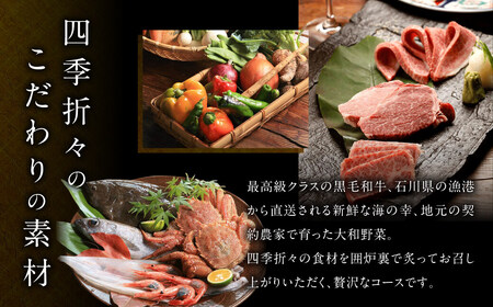 「囲炉裏ダイニングたなか」ディナーお食事券（2名分）ディナー 食事券 囲炉裏 E-32