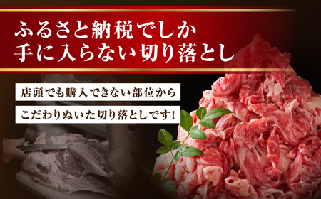 肉 牛肉 黒毛和牛 切り落とし 1.4kg (700g×2) 福島県 田村市