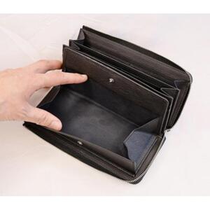【長財布】Zip long wallet カラー：Black【雑貨 ファッション 人気 おすすめ 】