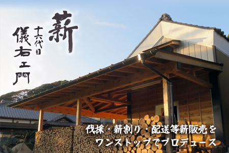 【千葉県富津産】十六代目儀右エ門の薪「マテバシイ」約20kg（未乾燥）