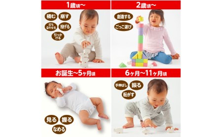 お米のどうぶつつみき 【 いろどり 】 積み木 つみき 知育玩具 おもちゃ 米