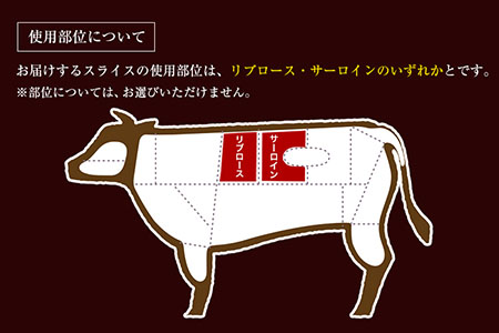 あか牛(褐毛和牛) ローススライス (リブまたはサーロイン) 500g 熊本県産 肉 和牛 牛肉 赤牛 あかうし リブロース サーロイン 冷凍 《30日以内に出荷予定(土日祝除く)》送料無料 熊本県長洲町