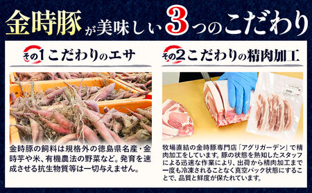 【贈答用】〈阿波の金時豚〉4種 1.92kg 詰合せ 豚肉