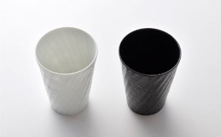 【波佐見焼】砂紋シリーズ 白黒マット 角皿 フリーカップ 朝食セット 食器 皿 【一真陶苑】 [BB41]  波佐見焼