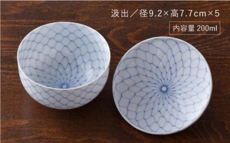 【波佐見焼】染付網絵 急須 湯呑み 茶器セット 食器 皿 【洸琳窯】 [GE01]  波佐見焼