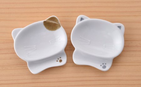 【波佐見焼】はさみのネコ 便利 小皿 セット 食器 皿 【松幸陶芸】 [HB18] 波佐見焼