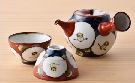 【波佐見焼】湯呑み 急須 いれこ椀 含む オリジナルセットアップ商品 食器 皿 【浜陶／マルミツ】 [NB49] 波佐見焼