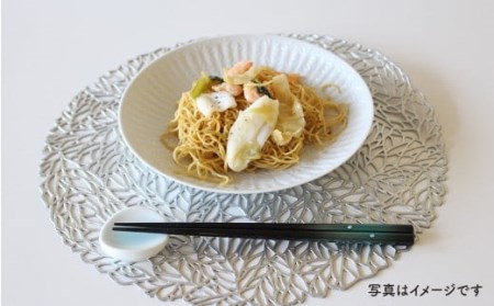 【波佐見焼】麻の葉シリーズ 21.5cm プレート L ホワイト 5枚セット 大皿 食器 皿 【陶芸ゆたか】 [VA50]  波佐見焼