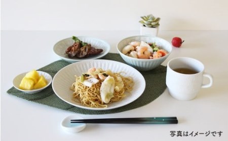 【波佐見焼】麻の葉シリーズ 21.5cm プレート L ブルー 5枚セット 大皿 食器 皿 【陶芸ゆたか】 [VA51]  波佐見焼