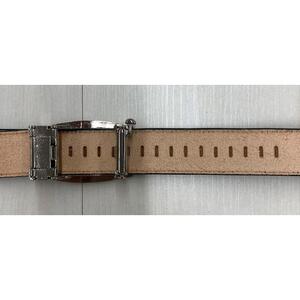 革工房いんのしまスマートロック式牛革 ベルト(色:紺)
