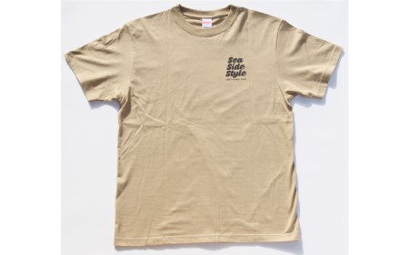 くじらのTシャツ親子2枚セット（大人Sサイズ サンドカーキ×子供110サイズ サンドカーキ） くじら クジラ Tシャツ シャツ 親子 キッズ 【hok134-brs-110】