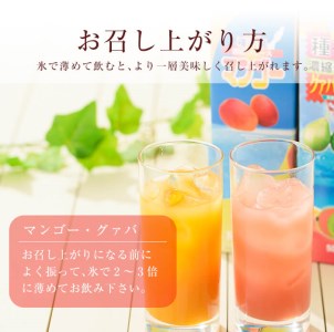 n026 グァバ・マンゴー ジュース セット 合計2本・各500ml 鹿児島 種子島 希釈タイプ フルーツ 【菓心利休】