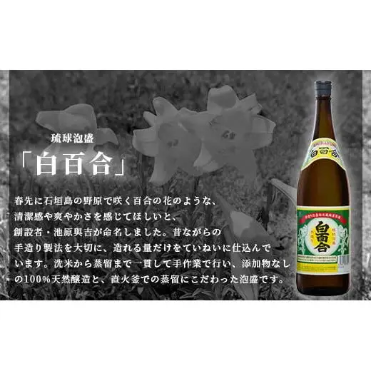 池原酒造 白百合1.8リットル 30度 6本セット IK-6