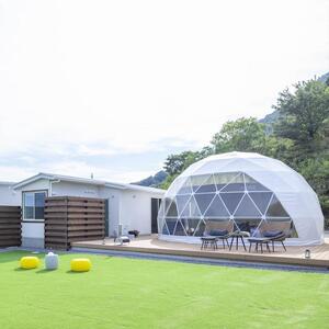 瀬戸内海の絶景グランピング「LEMON FARM GLAMPING しまなみ」宿泊補助券　45,000円分 (1,000円×45枚）【瀬戸内 グランピング 旅行 旅行券 尾道市 】