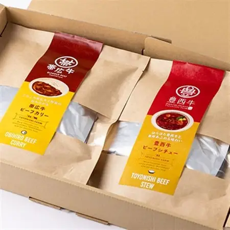 トヨニシファームのビーフシチュー＆ビーフカリーギフト_惣菜・加工品 カレー    惣菜・加工品 シチュー  _【1385623】