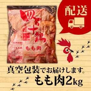 【 もも肉 】 四万十鶏 もも肉 2kg
