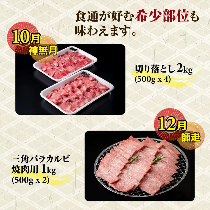 【定期便】佐賀牛極みコース 隔月（2ヶ月に1度) お肉の定期便  Q224-001