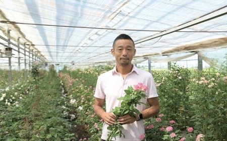 そのまま飾れる花瓶付バラのブーケLサイズ 20本 薔薇 バラ 花束 花束 花束 花束 ブーケ 父の日 G09_02 