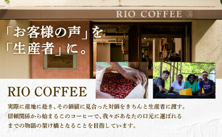 【RIO COFFEE】愛情を込めて育てられたシングルオリジンコーヒーアソート【粉】（100g×4個） スペシャルティコーヒー [036-a004_A]