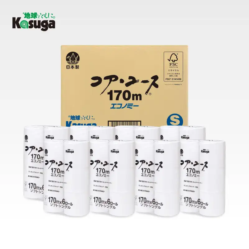 163ロール相当 トイレットペーパー シングル 3.4倍巻き 48ロール コア・ユース 日用品 [sf023-010]