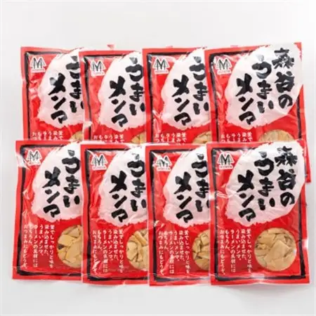 森谷のめんま 200g×8個_ラーメン つけめん つまみ にもぴったり ラーメンの具 森谷食品 一人暮らし セット おかず ご当地グルメ 北海道 釧路町 釧路超 特産品 _【1388631】