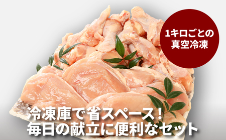 宮崎県産鶏 やわらか若鶏2種6kg  K16_0027_2