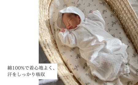 【日本製】春夏生まれの出産準備6点セット 〔カラー：ホワイト〕 セレモニードレス 日本製 ベビー服 PUPO 2wayドレス ボンネット 靴下 短肌着 コンビ肌着 タオル ドレス 帽子 肌着 赤ちゃん用品  ベビー用品 ベビーグッズ ベビー服 赤ちゃん服 赤ちゃん ベビー 国産 _Tk032-034