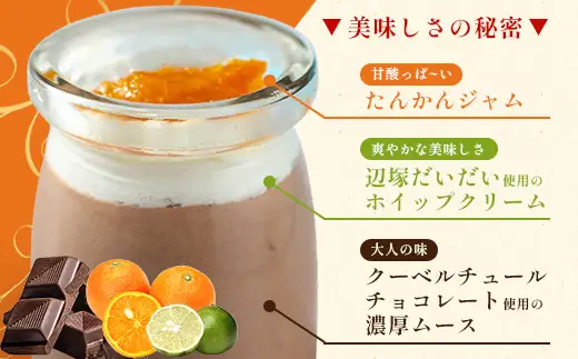 だいたんな詰め合わせ6個セット【日本百貨店協会会長賞 受賞】SH-703 | 2022かごしまの新特産品コンクール 受賞 たんかん ゼリー チョコレートムース 果肉入り タンカン 辺塚だいだい へつかだいだい 贅沢 スイーツ フルーツ ゼリー 手作り おしゃれ 限定スイーツ ジューシー 冷凍 産地直送 オリジナル 贈答 ギフト ボックス プレゼント ご褒美 鹿児島県 南大隅町 31℃LINE花子