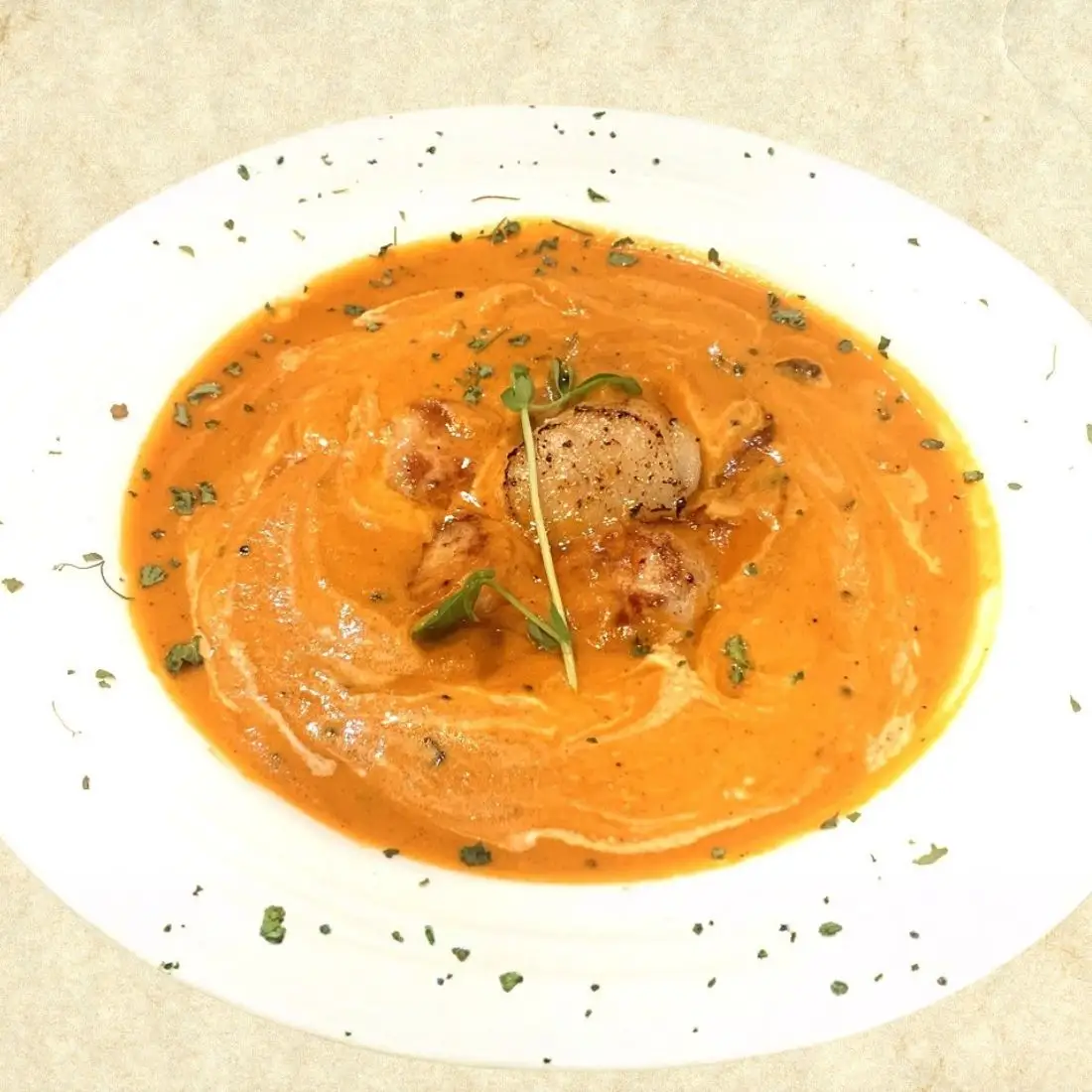 レストラン「earth」の本格カレー三種食べ比べセット（ポーク・チキン・ホタテ）