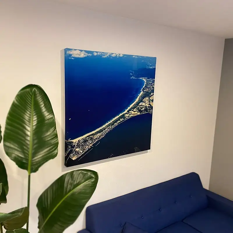 【インテリア 雑貨】思い出の写真で作る丹後ちりめん特大ファブリックパネル　サイズ：約90cm×90cm インテリア 雑貨 アートボード アートパネル オーダーメイド お洒落 ちりめん オリジナル プレゼント 贈り物 誕生日 敬老の日 母の日 父の日 壁掛け