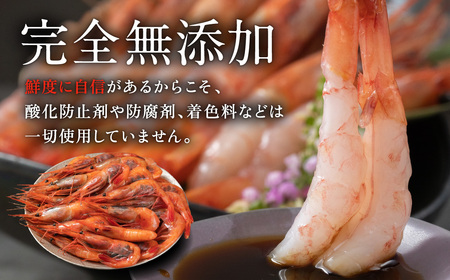【福井県産】鮮度抜群の大きい甘エビ1kg小分け（総重量1.2kg） ※無添加 天然 甘えび真空パック済 
