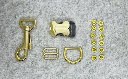 柴犬用カラー（首輪）＆リード(カラー：紺・赤・紺)【001-007】