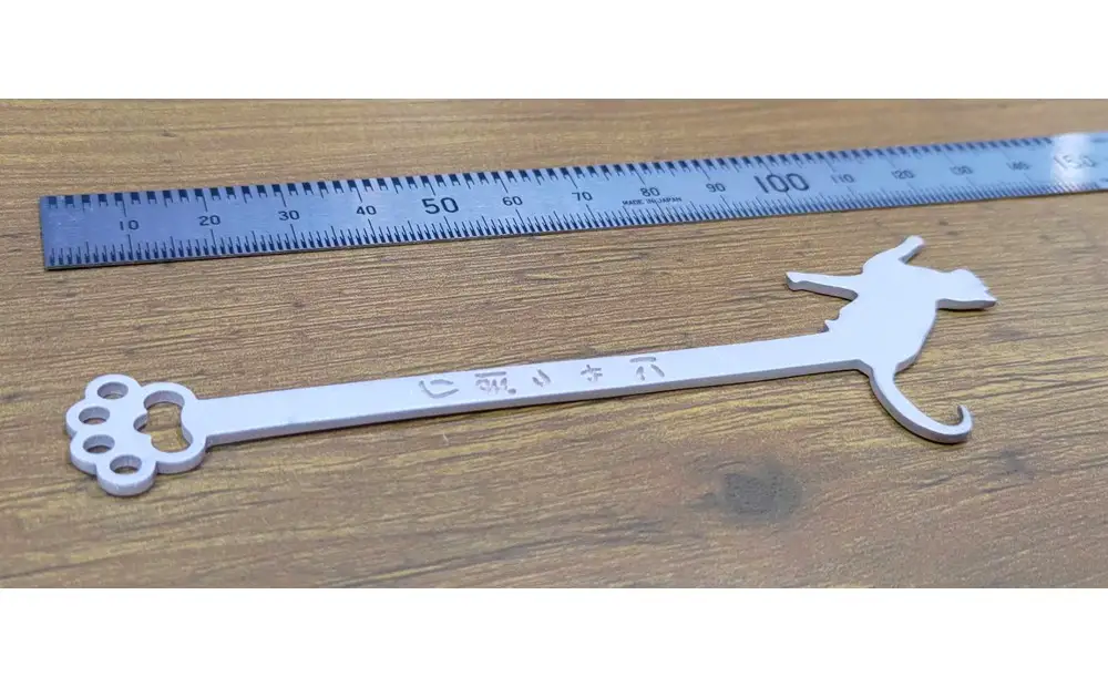 純銀の猫マドラー【002-001】