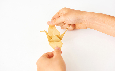 金網折り紙 おりあみ　15cm角・おりあみテキストPart 1セット(カラー：レッド)【010-007】