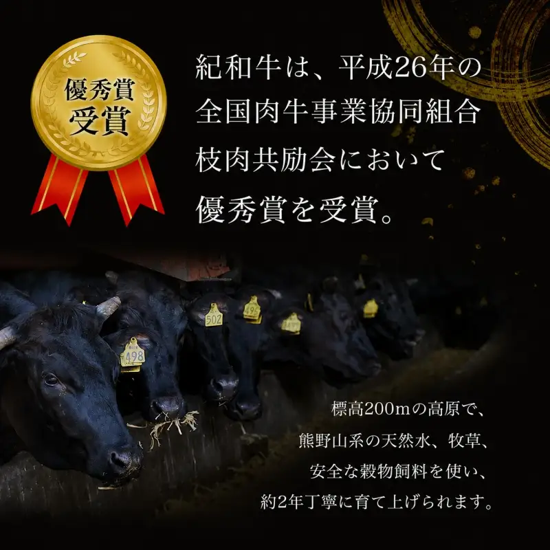 紀和牛焼肉用赤身500g【冷蔵】 / 牛 牛肉 紀和牛 赤身 500g【tnk104-1】