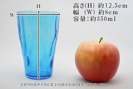 金の岬天色（かねのみさきあお）タンブラー　NM-２２A【粋工房】_HA1230
