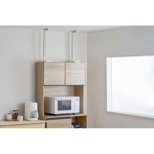 家具転倒防止耐震バーＭKTTB-Mホワイト アイリスオーヤマ