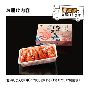 北海しまえび(中) 300g×1箱 えび_H0001-1241