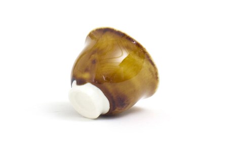 【美濃焼】琥珀焼 盃【RYOTA AOKI POTTERY/青木良太】/ 陶芸家 カップ インテリア 雑貨 食器 酒器 盃 ぐい呑み  芸術 美術品 高級感 おしゃれ 送料無料 [MCH286]