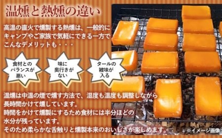 ZS-643 燻製好きが作った燻製チーズ 小3袋 合計約249g 約83ｇ×3