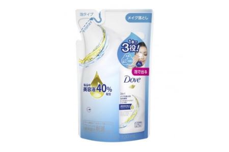 ダヴ 3in1 メイクも落とせる泡洗顔料 本体×1＋つめかえ×3 dove｜クレンジング メイク落とし 洗顔料 洗顔料 洗顔料 洗顔料 洗顔料 洗顔料